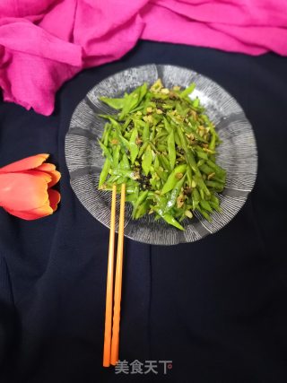 扁豆炒肉丝的做法