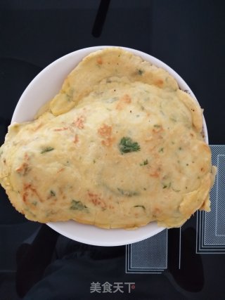 香菜鸡蛋饼的做法