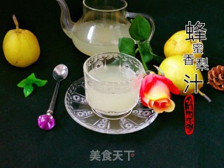  “夏日饮品”蜂蜜香梨汁
