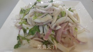 芥末鱿鱼丝的做法