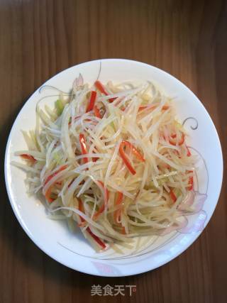 酸辣土豆丝的做法