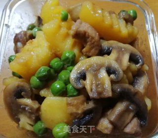 口蘑土豆烧排骨的做法