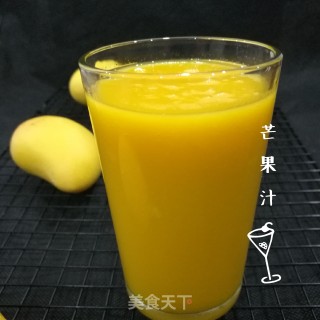 夏日饮品～芒果汁的做法