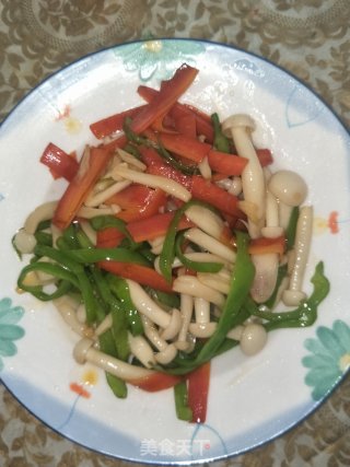 素炒白玉菇的做法