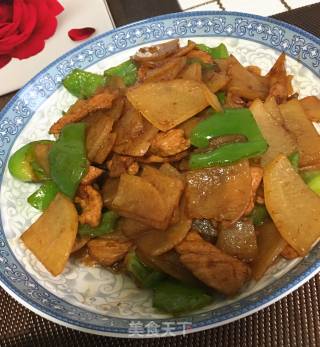 土豆青椒炒肉片的做法