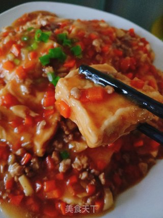 酱汁脆皮豆腐的做法