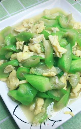 丝瓜炒鸡蛋的做法