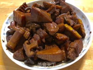 竹笋香菇烧肉的做法