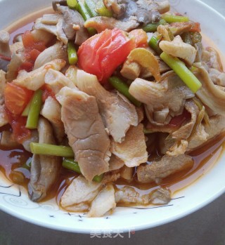 蘑菇炒肉的做法