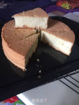 八寸戚风蛋糕的做法