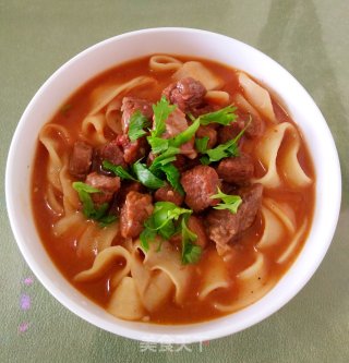 茄汁牛肉面的做法