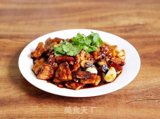 香蒜孜然猪肉粒的做法