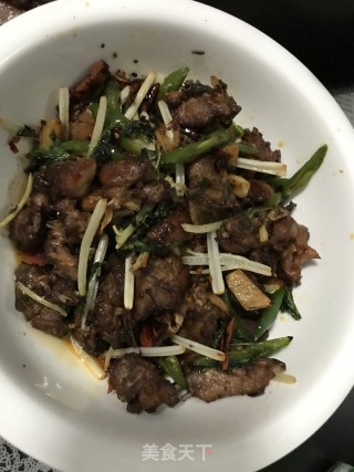 懒人推荐菜——干煸姜鸭的做法