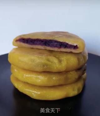 紫薯馅南瓜饼的做法