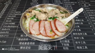 鲜鸡汤+烫饭的做法