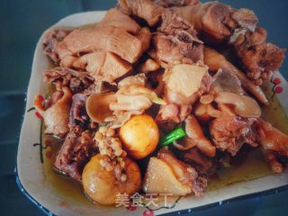土鸡炖秀珍菇的做法