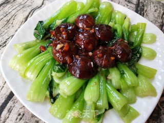 香菇油菜的做法