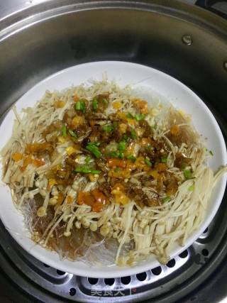 蒜蓉粉丝金针菇的做法