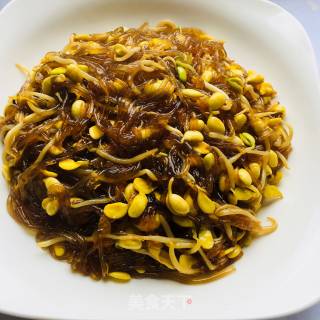 豆芽炒粉丝的做法