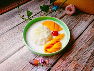 芒果糯米饭的做法