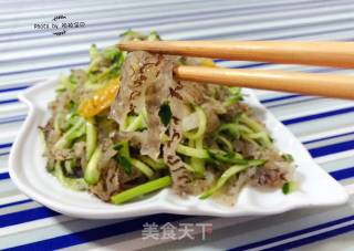 泡椒鱼皮拌青瓜的做法