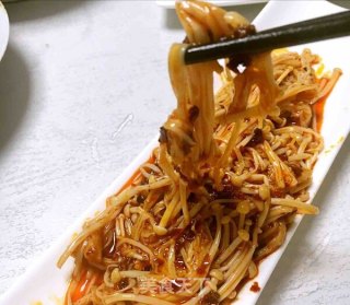 红油金针菇的做法