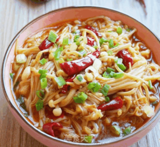 素炒金针菇的做法