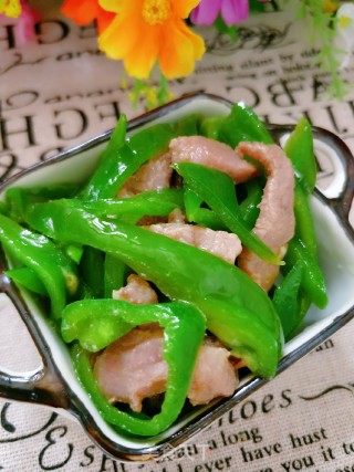 青椒肉丝的做法