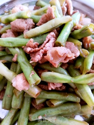 甜豆角炒肉的做法