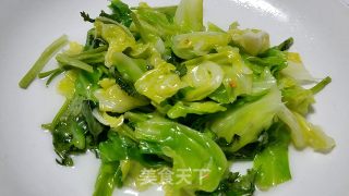 炝拌圆白菜的做法