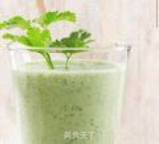 香菜热带水果奶昔