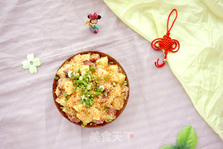 粉蒸腊肉土豆的做法