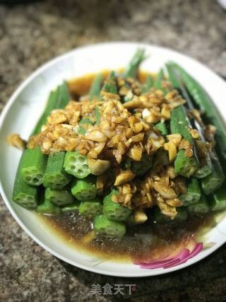 蒜蓉秋葵的做法
