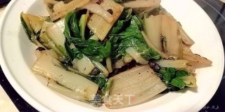 豆豉牛皮菜的做法