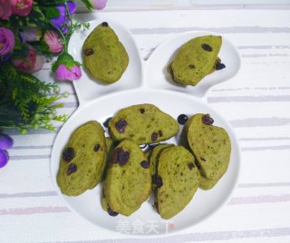 低糖低油抹茶饼干的做法