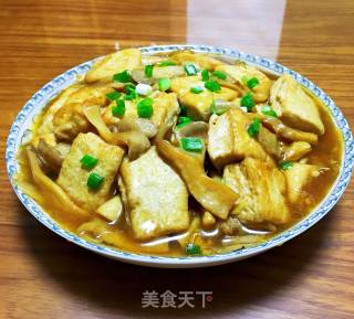 鲜菇烧豆腐的做法