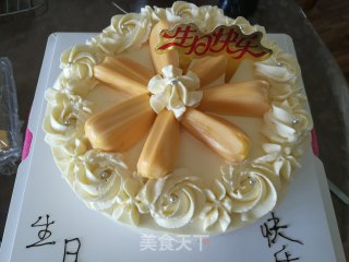 榴莲奶油蛋糕