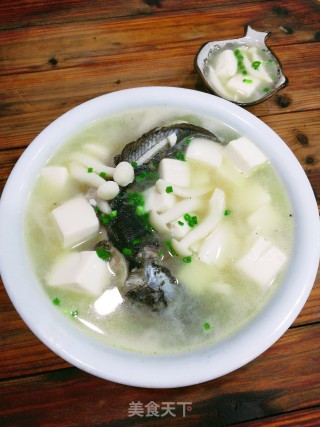 黑鱼豆腐汤的做法