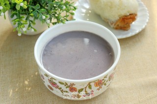 #夏日懒人餐#黑米豆浆的做法