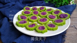 苦瓜紫薯凉糕的做法