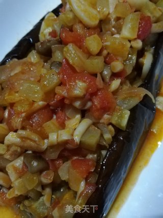 烤布袋茄子的做法