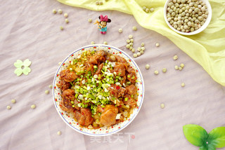 豌豆蒸鸡的做法