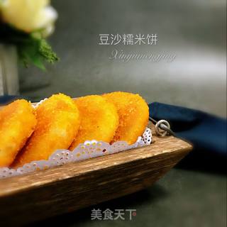 夏日懒人早餐：豆沙糯米饼的做法