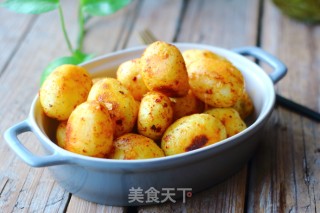 煎椒盐孜然土豆的做法