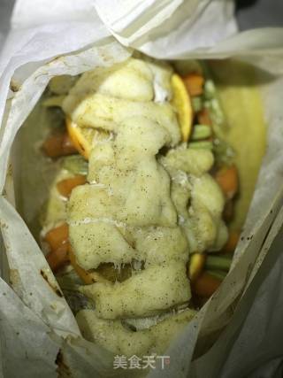 橙香纸包鱼的做法