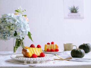 黄金南瓜戚风蛋糕的做法