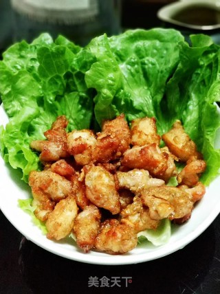酥炸蒜香柠檬胡椒鸡的做法