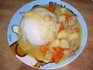椰浆咖喱炖鸡肉的做法