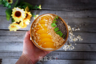 黄桃奇亚籽早餐碗的做法