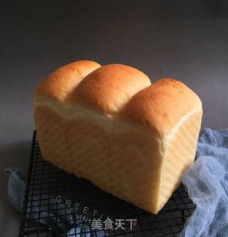 绵绵白吐司的做法